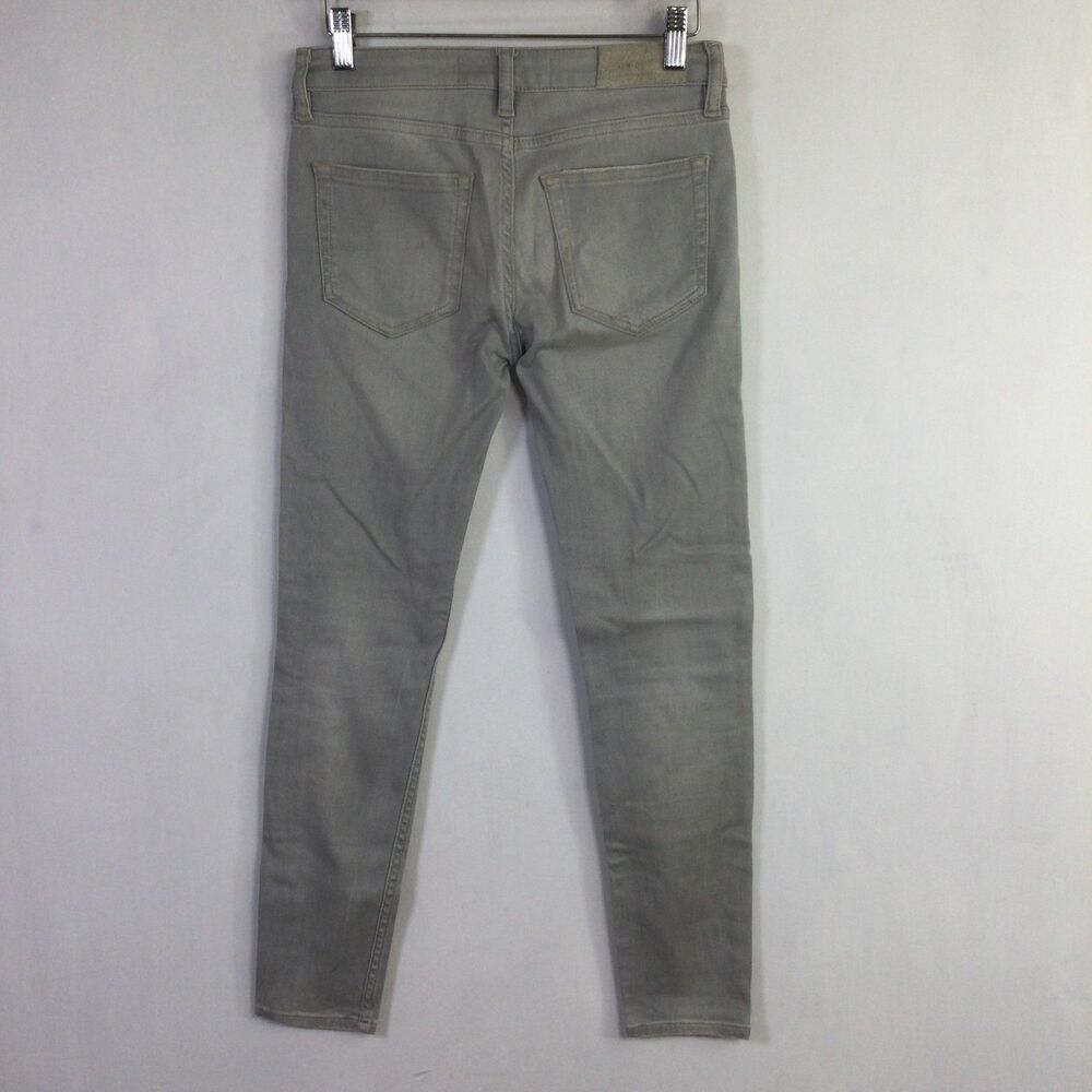 IRO Womens Skinny Jeans Denim Stretch Regular Fit Light Wash Gray Size 25 - Picture 2 of 14